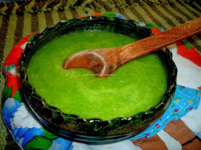 salsa verde de chile jalapeño